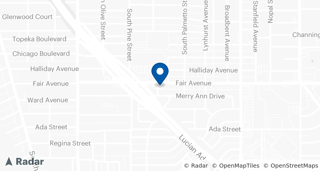 Map of Dairy Queen Location:: 600 Fair Ave, San Antonio, TX, 78223-1304